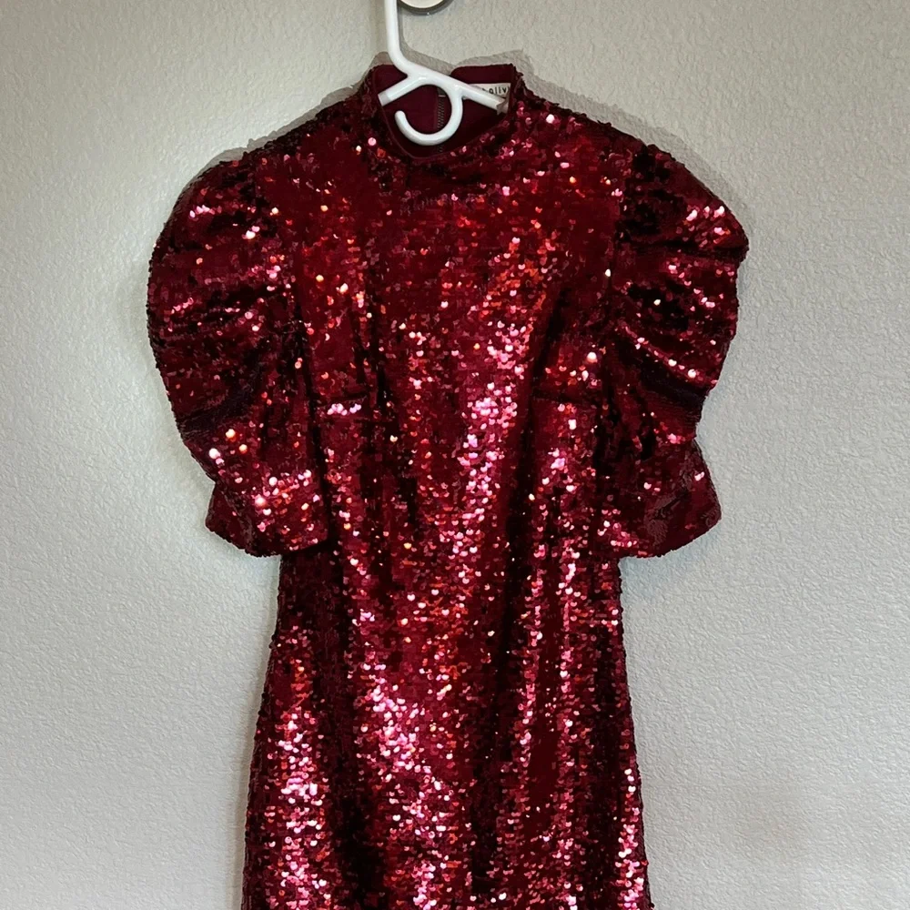 Alice + Olivia Brenna Sequin Bodycon Dress - Picture 11 of 13